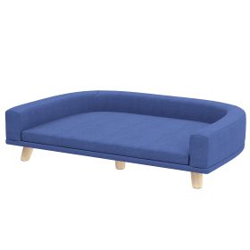 Dog Sofa Couch Bed With Washable Cushion For Large Dogs, Cats, Blue (Option: Blue-780x175x650 mm)
